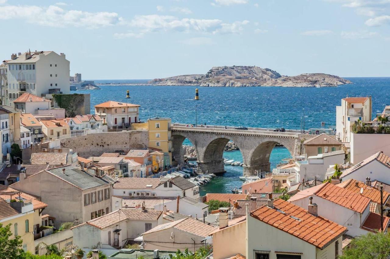T2 Superbe Vue Mer Et Vallon Des Auffes Marsilia Exterior foto